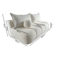 Sofa kanapa  VIOLE Sztruks rozkładana z funkcją spania i pojemnikiem na pościel