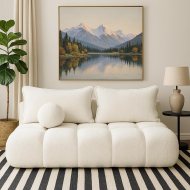 Kanapa sofa VIOLE BOUCLE rozkładana z funkcją spania i pojemnikiem na pościel