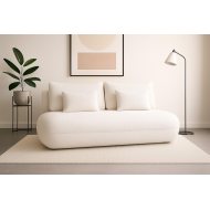 Kanapa sofa AMALFI BOUCLE rozkładana z funkcją spania i pojemnik na pościel