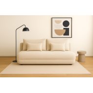 Kanapa sofa AMALFI BOUCLE rozkładana z funkcją spania i pojemnik na pościel
