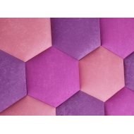 Panele tapicerowane heksagon plaster miodu 30 x 26