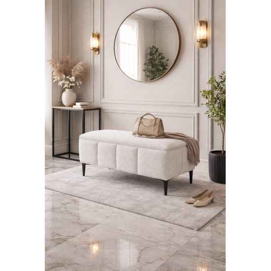 Pufa Ławka tapicerowana Marabella 80 z pojemnikiem